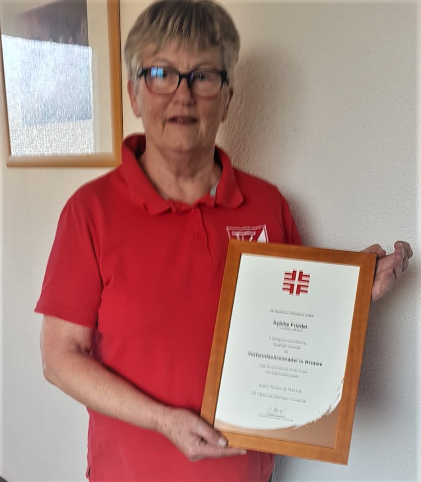 Ehrung Sybille Friedel Ehrung Sybille Friedel