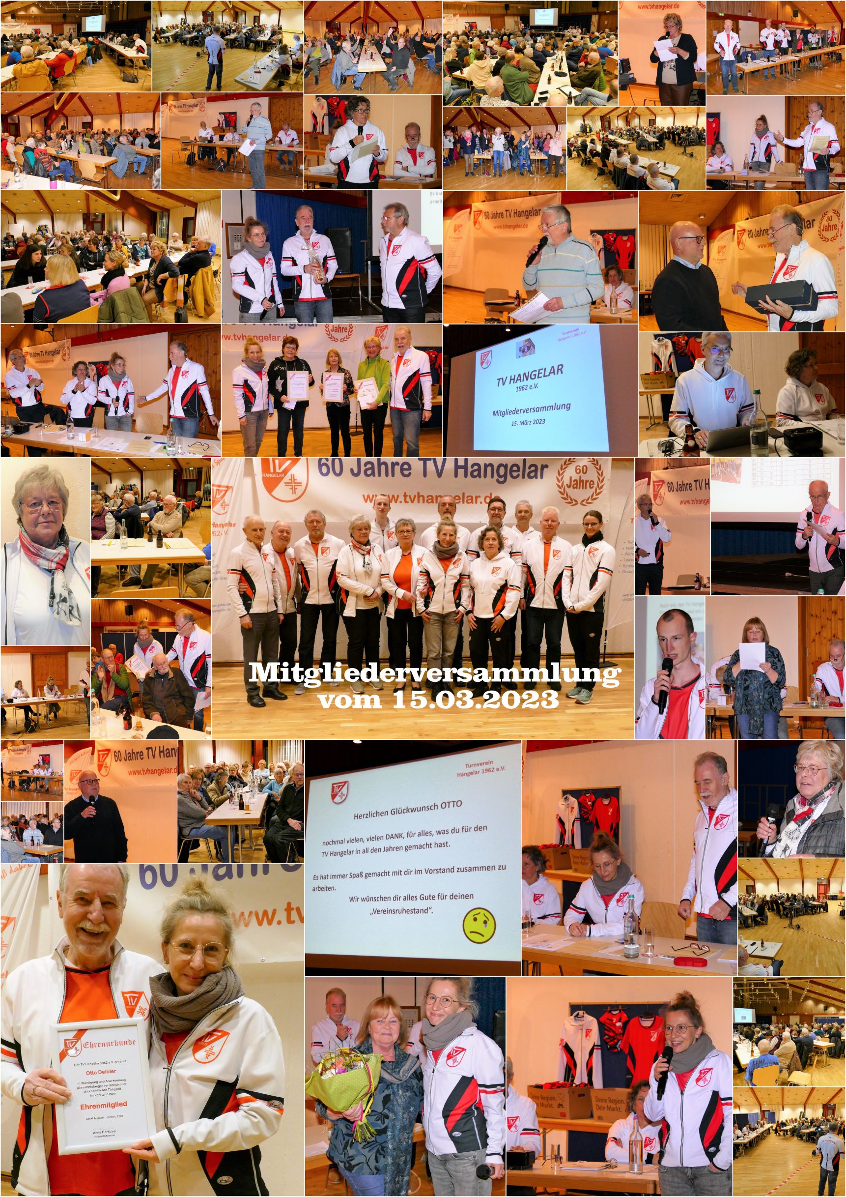Mitgliederversammlung 15.03.2023 Collage