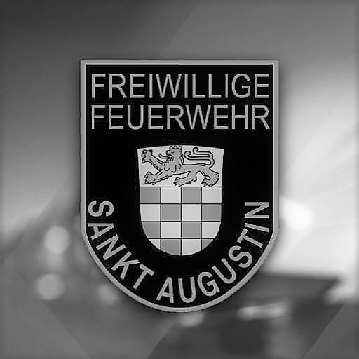 Feuerwehrwappen s w
