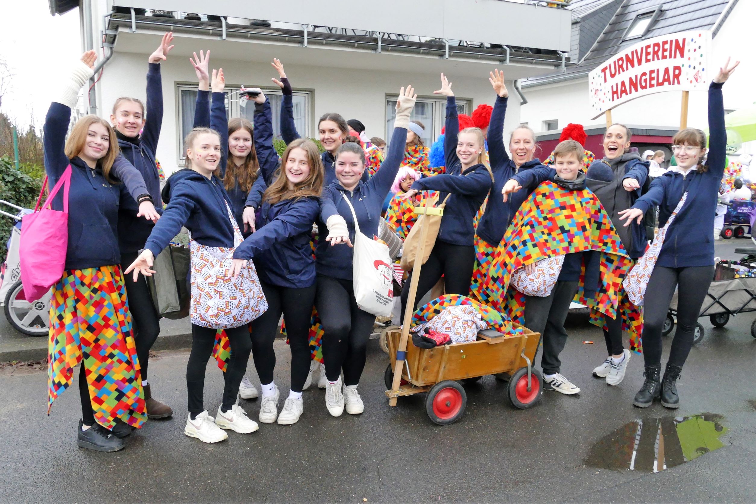 Karneval 2023 Gruppe Leistungsturnerinnen