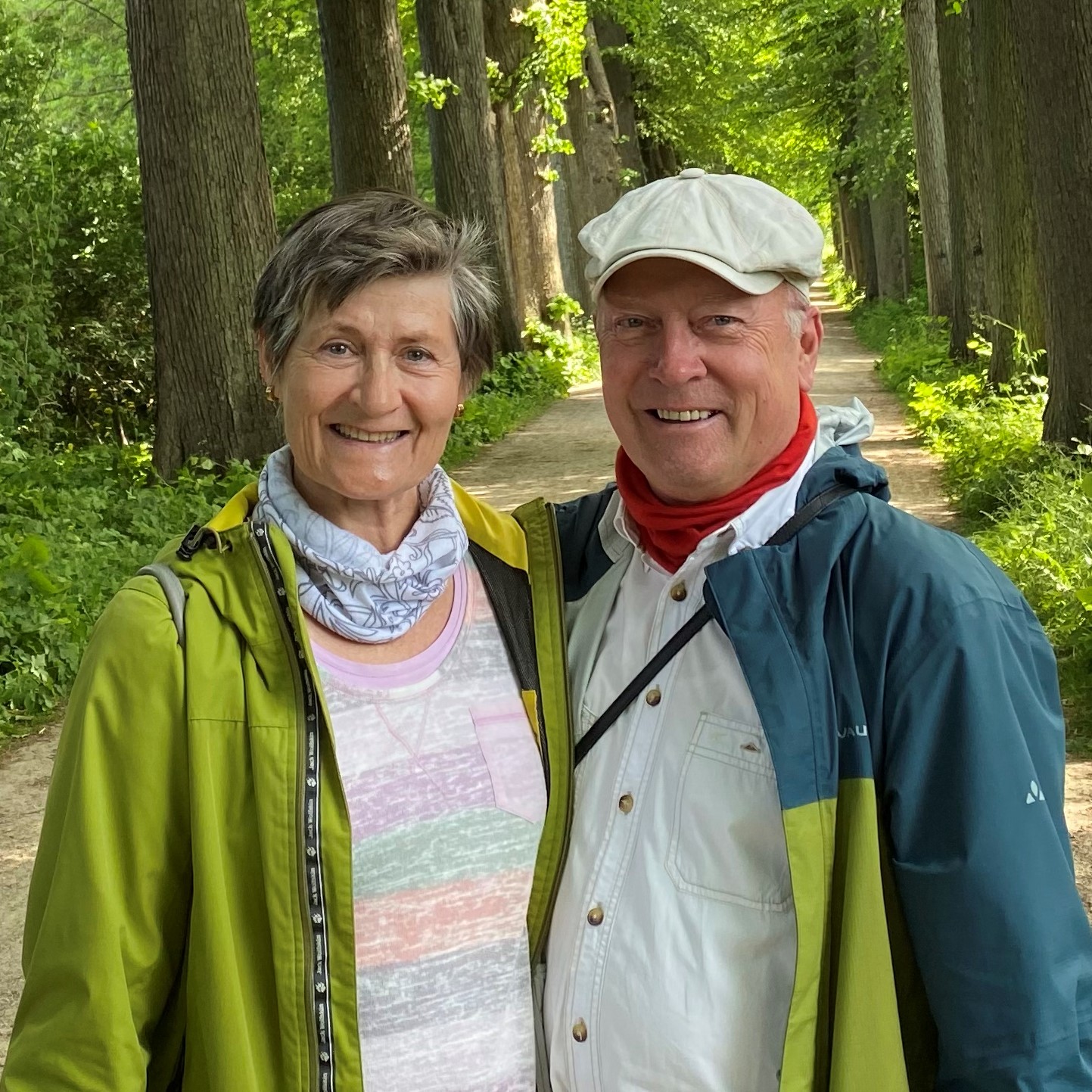Die Leitung der Wandergruppe: Maria und Michael Feldhaus