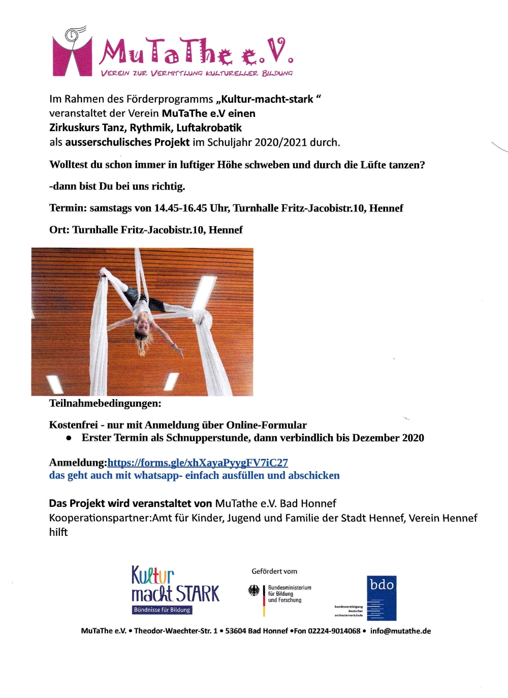 MuThaThe Luftseilakrobatik