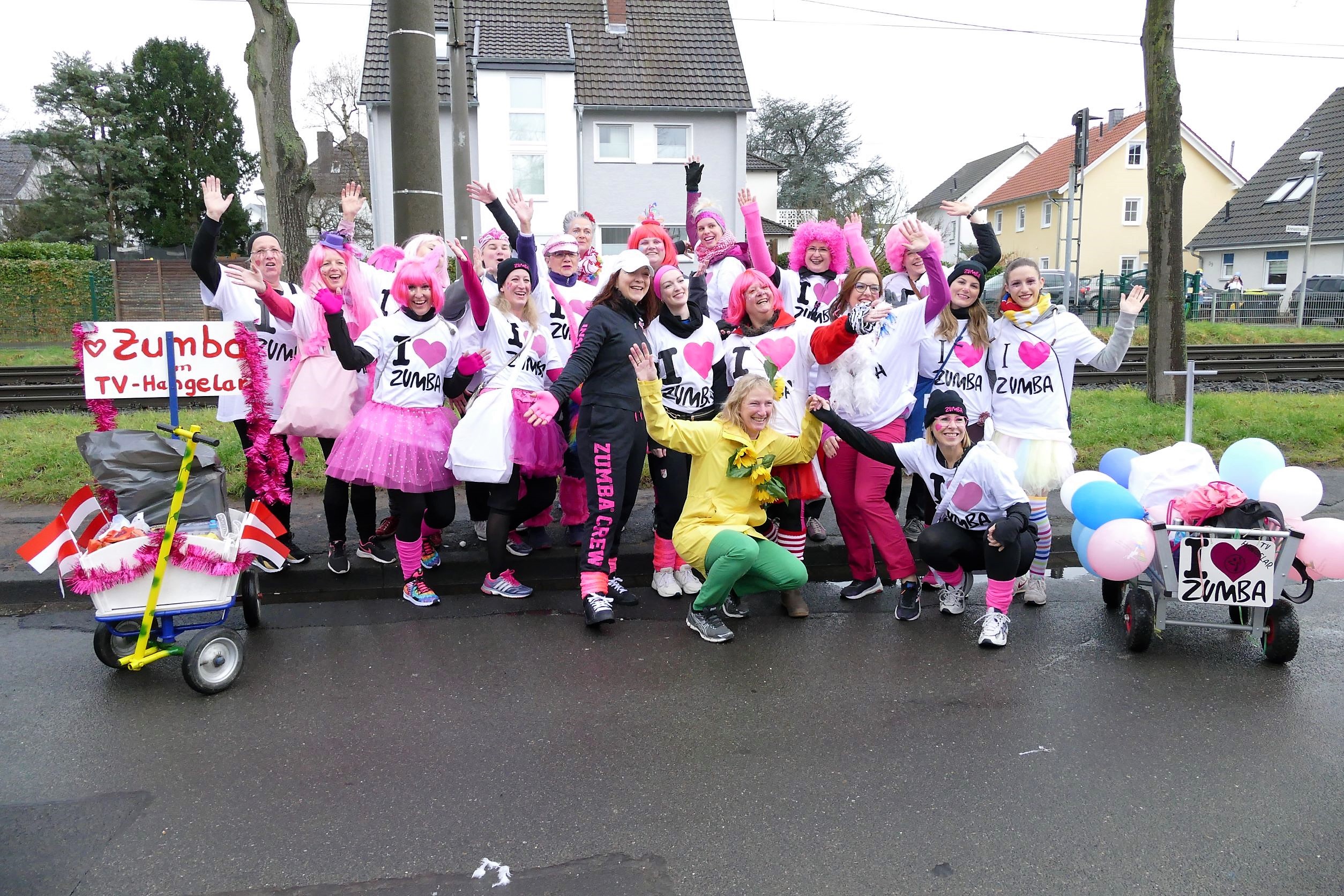 Karneval 2023 Zumba Gruppe