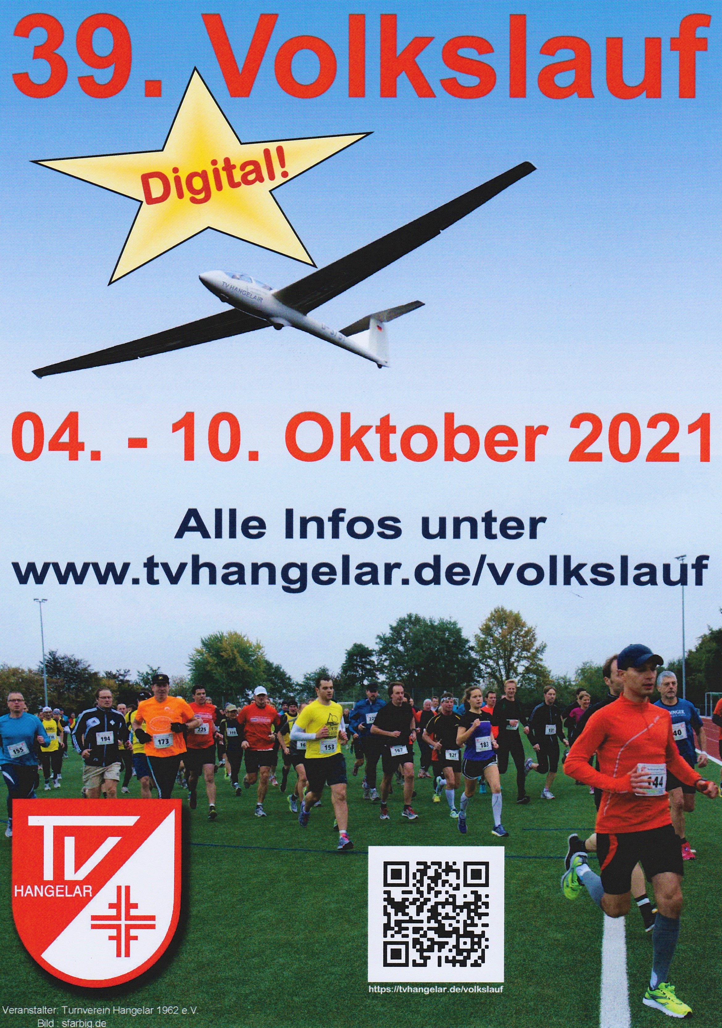Plakat 39. Volkslauf 2021